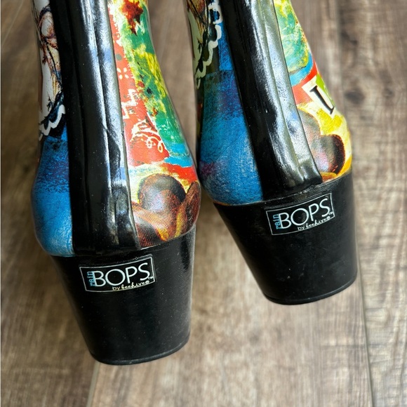 BOPS by Beehive CowGirl Up Western Heeled Rain Boots Women’s Size 7 - Picture 8 of 13